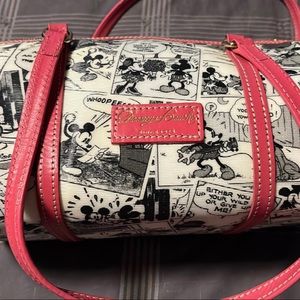 Rare Dooney and Bourke Disney Barrel Mickey and Minnie Purse
